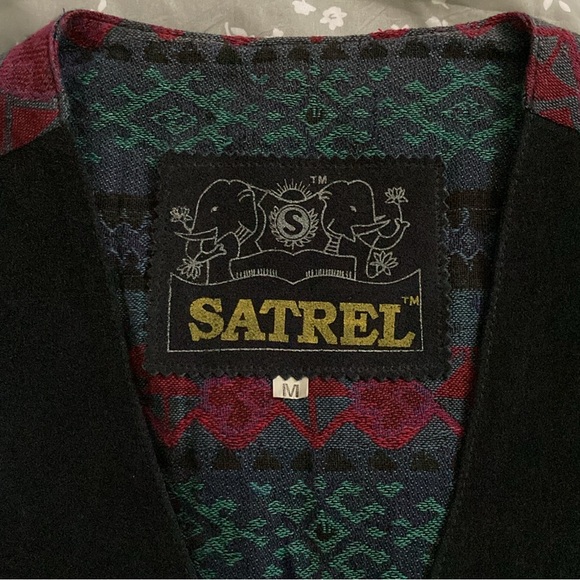 Satrel Leather Vest ~ Size Medium - Picture 2 of 12